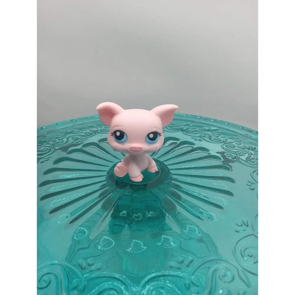 Vintage‎ Littlest Pet Shop #87 Pink Pig Piglet Blue Eyes LPS Magnet
